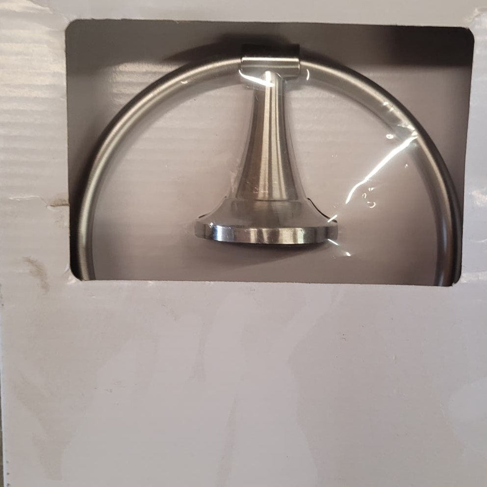 Glacier Bay Constructor Model/Style Towel Ring in Brushed Nickel