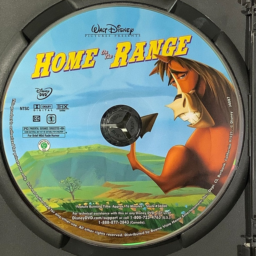 Walt Disney's Home On The Range (DVD 2004) 76 Minutes of Animation for Children