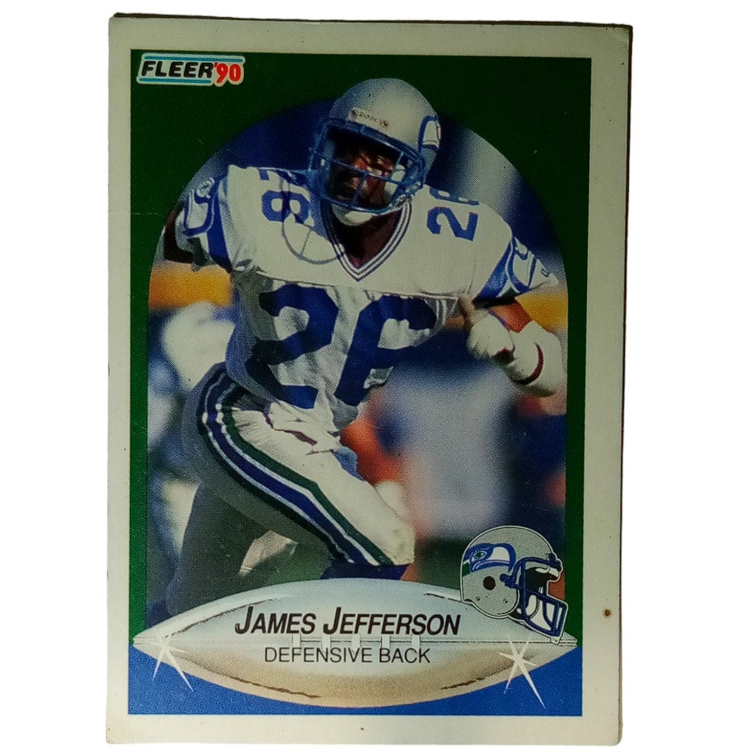 1990 Fleer Football #267 James Jefferson Seattle Seahawks, NFL Trading Card