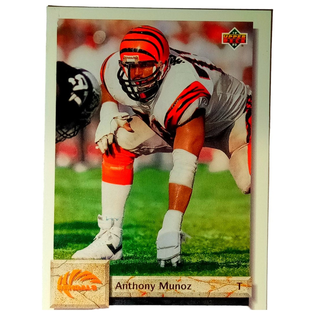 1992 Upper Deck #109 Anthony Munoz, Cincinnati Bengals, EXC Condition