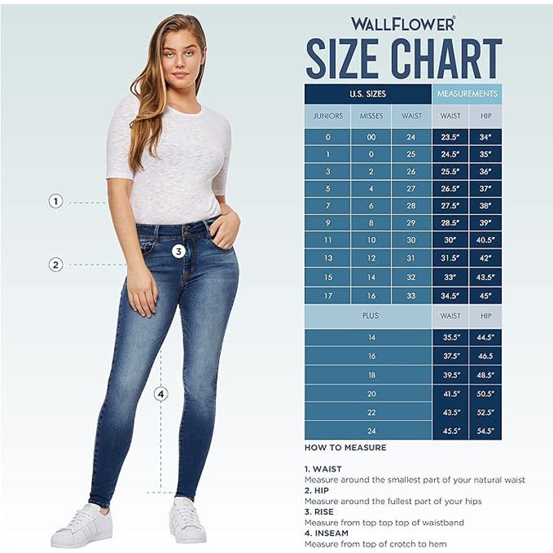 Luscious Curvy  Bootcut Mid-Rise Insta Stretch Plus Jeans, Camille, 24 Plus