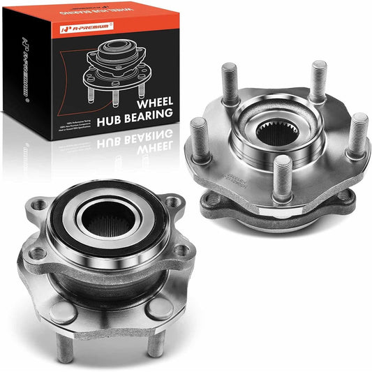 2 F Wheel Bearing & Hub  For Rogue 2014-20, Rogue Sport 2017-22, Qashqai 2017-18