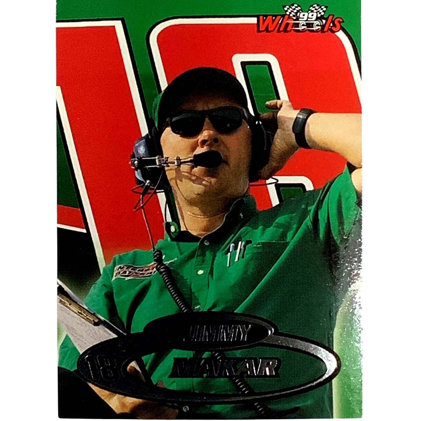 Jimmy Makar Crew Chief #18 Interstate Battery 1999 Wheels #76 NASCAR Winston Cup