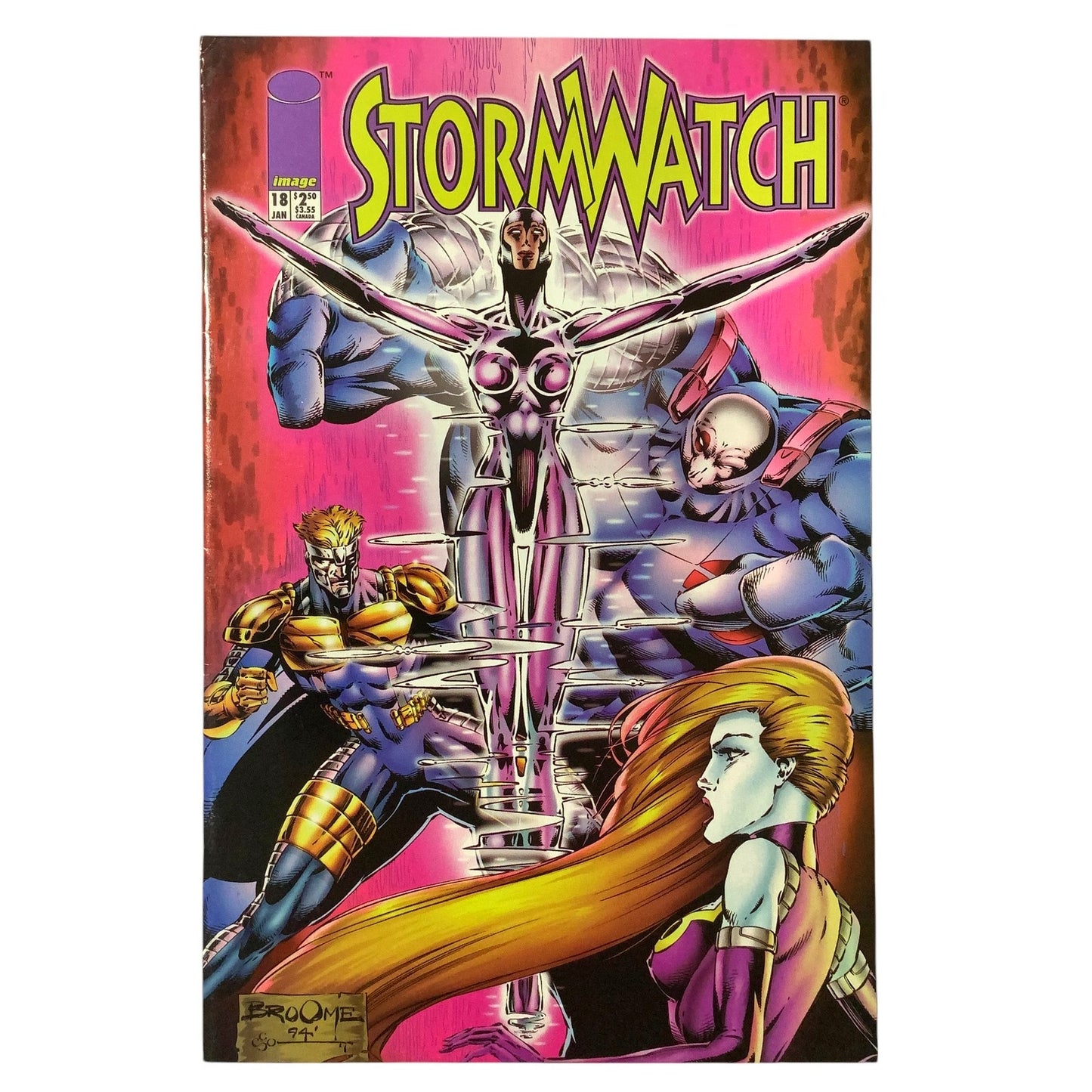 Stormwatch #18, Jan 1995, NM 9.4, Image Comics