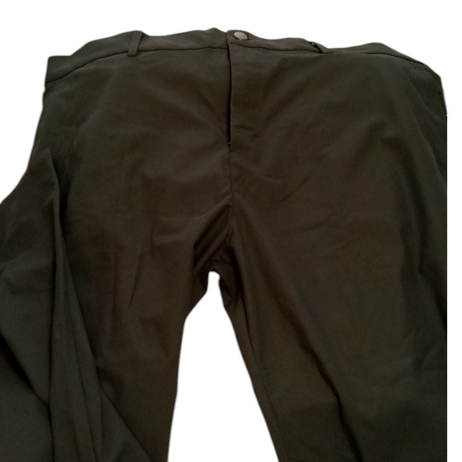 Men's Golf Pants, Stretch Lightweight, Zipper Pockets, Dark Gray, 40"W x 30"L