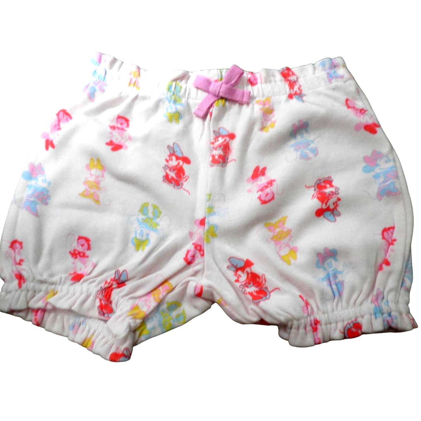 2 Pair, New Amazon Disney Minnie Rainbow Bloomers/Shorts 24 Months