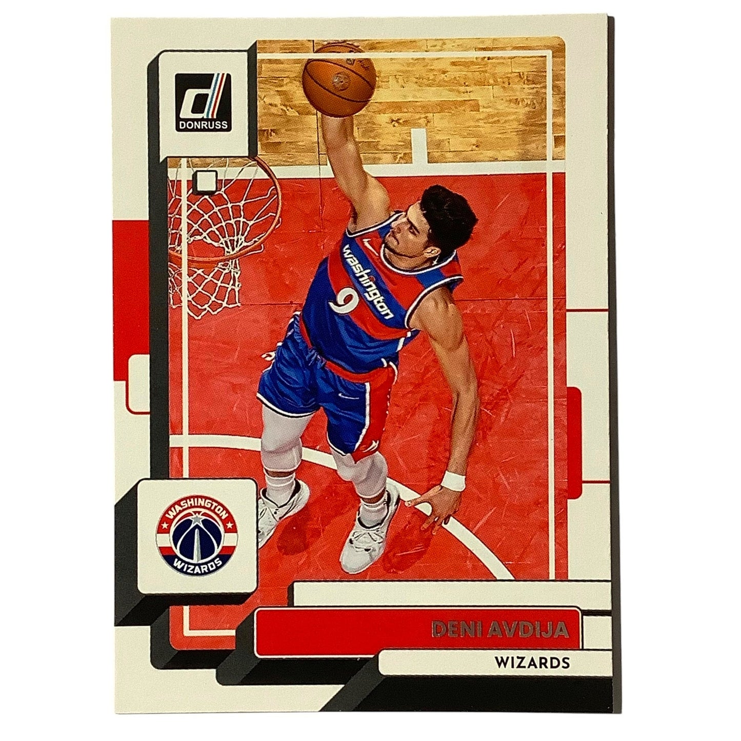 Deni Avoija, Card #178, Washington Wizards, 2022-23 NBA Panini Donruss