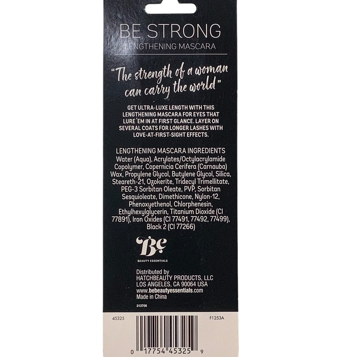 2-PK Beauty Essentials Lengthening Mascara, Brown, .23 Fl.Oz. / 7mL Each