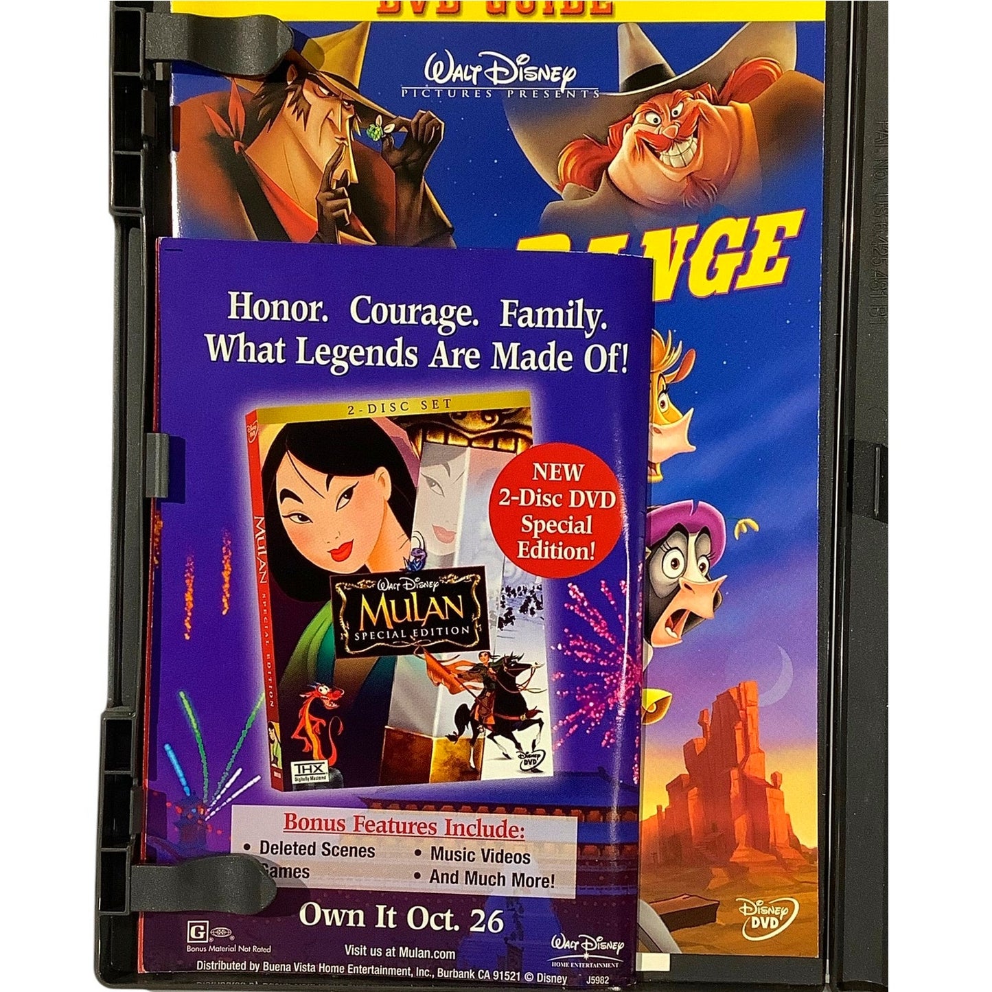 Walt Disney's Home On The Range (DVD 2004) 76 Minutes of Animation for Children