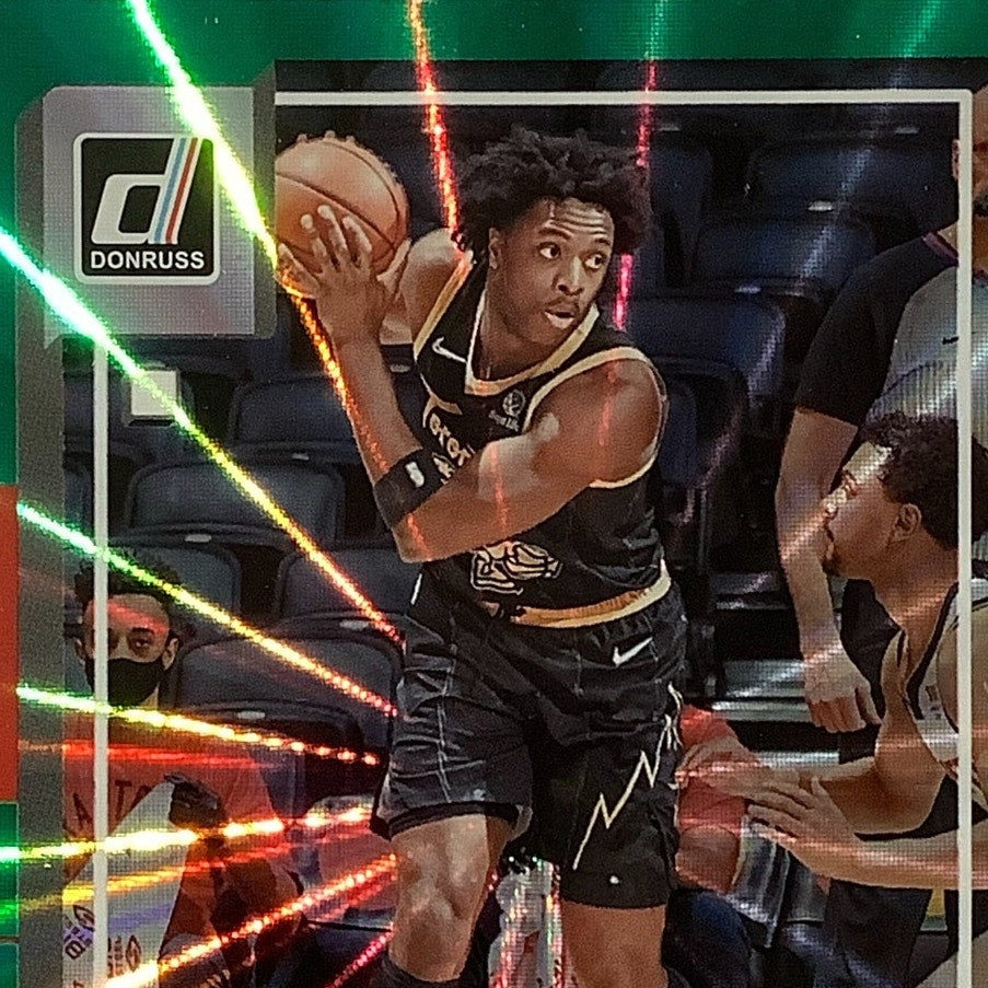 Og Anunosy -Green Sunburst- Toronto Raptors, Card#26, 2022-23 NBA Panini-Donruss