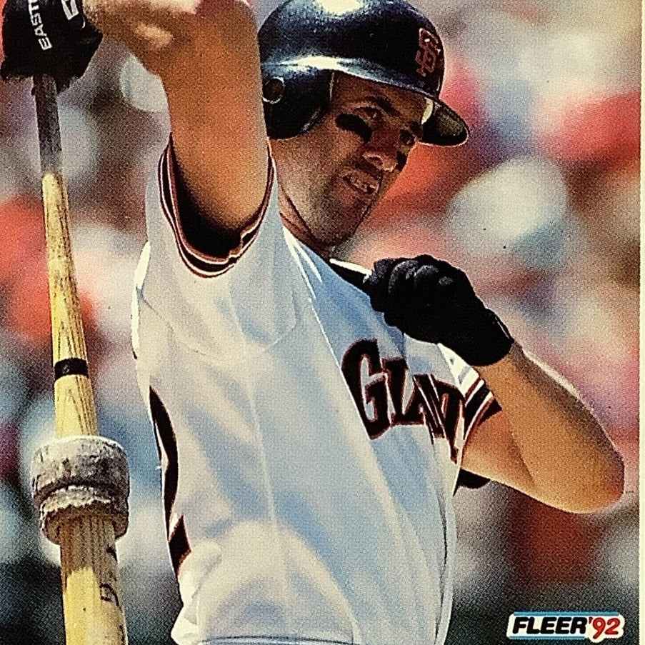 1992 Fleer Team Leaders Card #8 of 20, Will Clark, San Francisco Giants, NM+