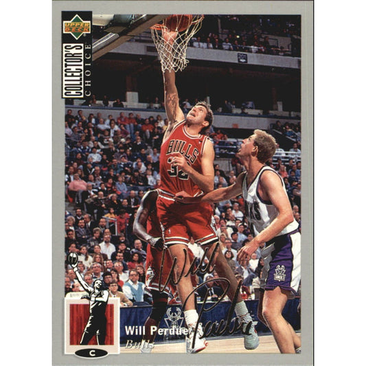 1994-95 Collector's Choice Silver Signature Basketball card #149 Will Perdue, NM