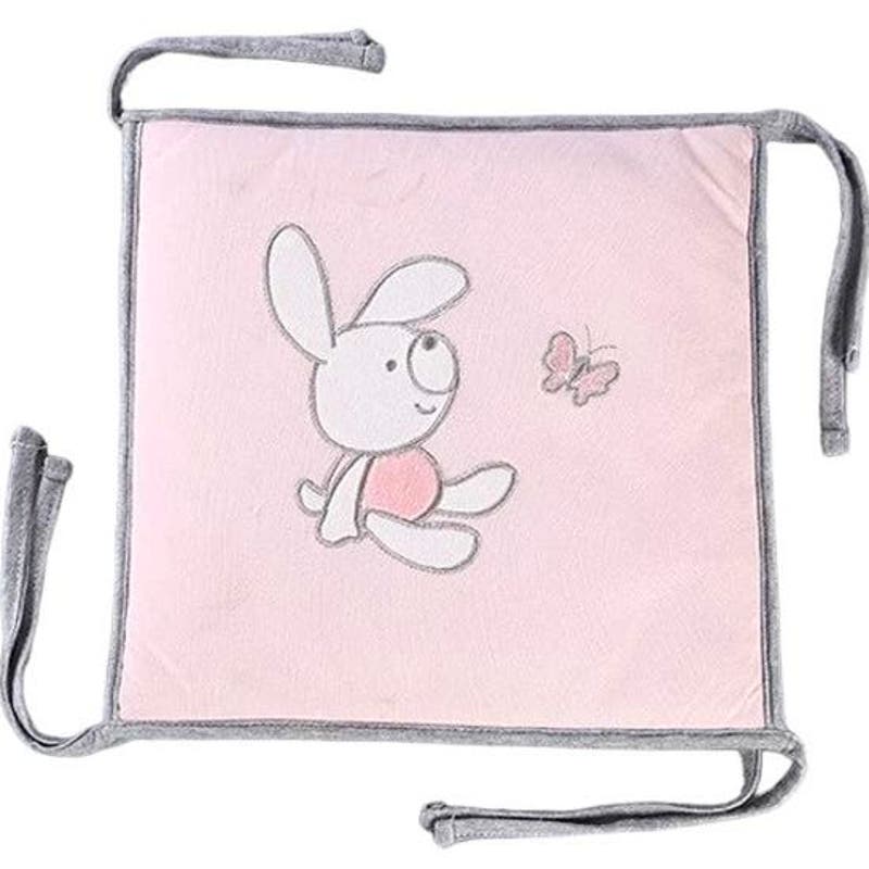 Vertbaudet 5 Piece Nursery Décor with Cute Pink Bunny Patterns for Girls Room