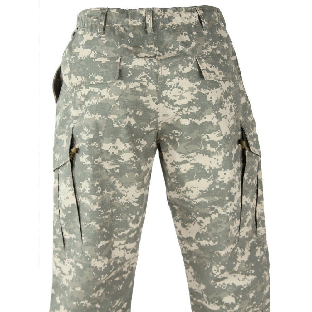 AIRCREW BATTLE DRESS UNIFORM RIPSTOP TROUSERS CAMOUFLAGE, SIZE: MEDIUM-SHORT