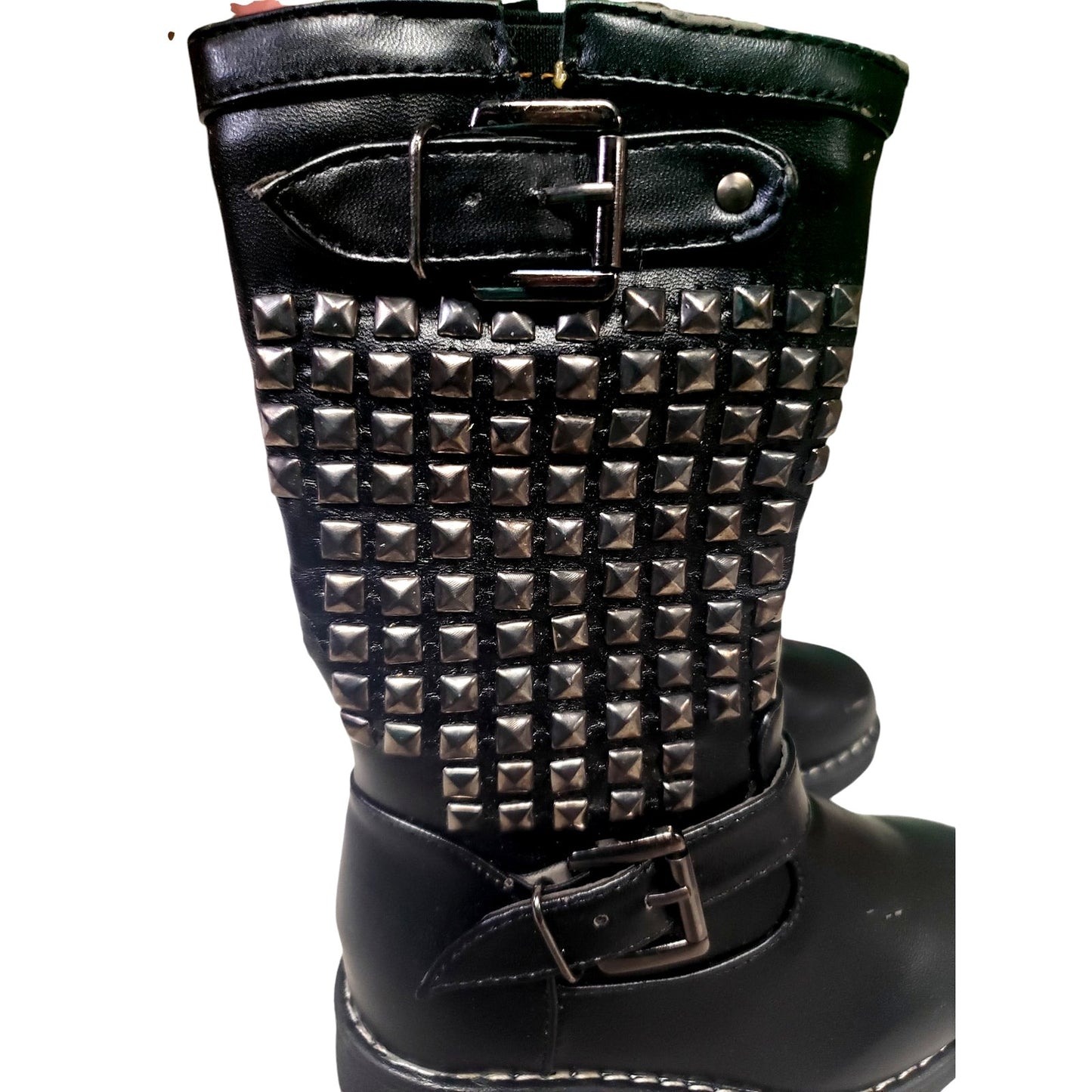 Coco Jumbo Studded Biker Style Boots Size 6 Toddler Boys/Girls, NWT