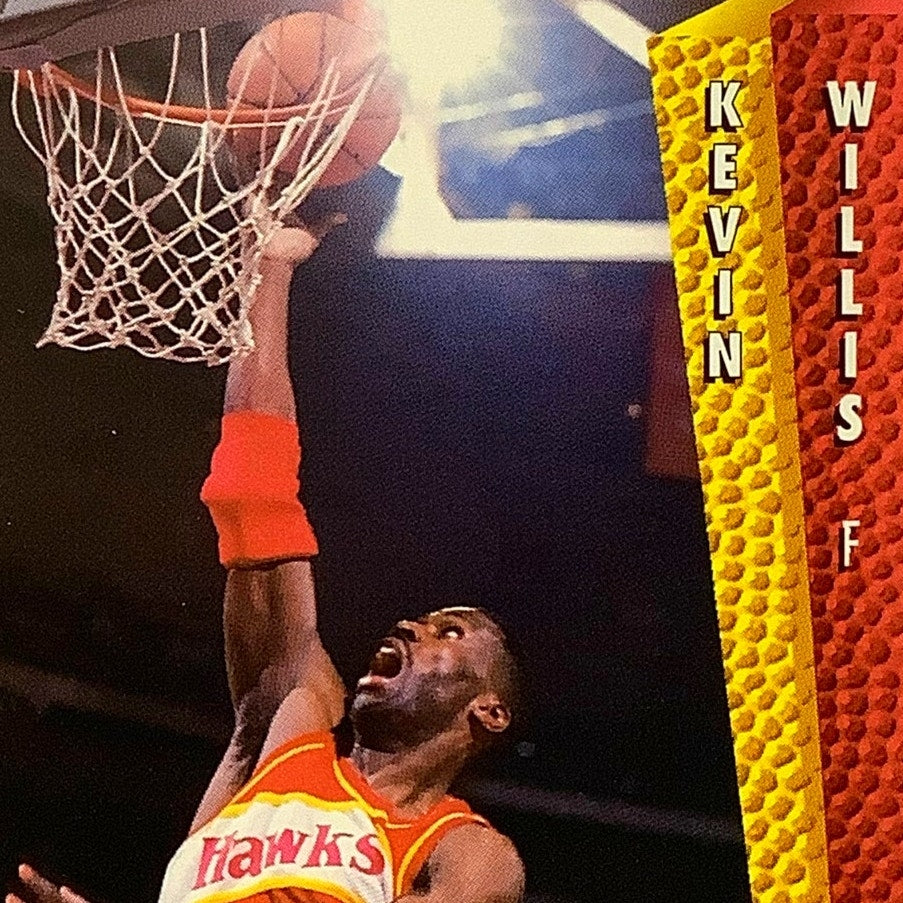 Kevin Willis (F), Card #9, Atlanta Hawks, 1992-93 Fleer NBA