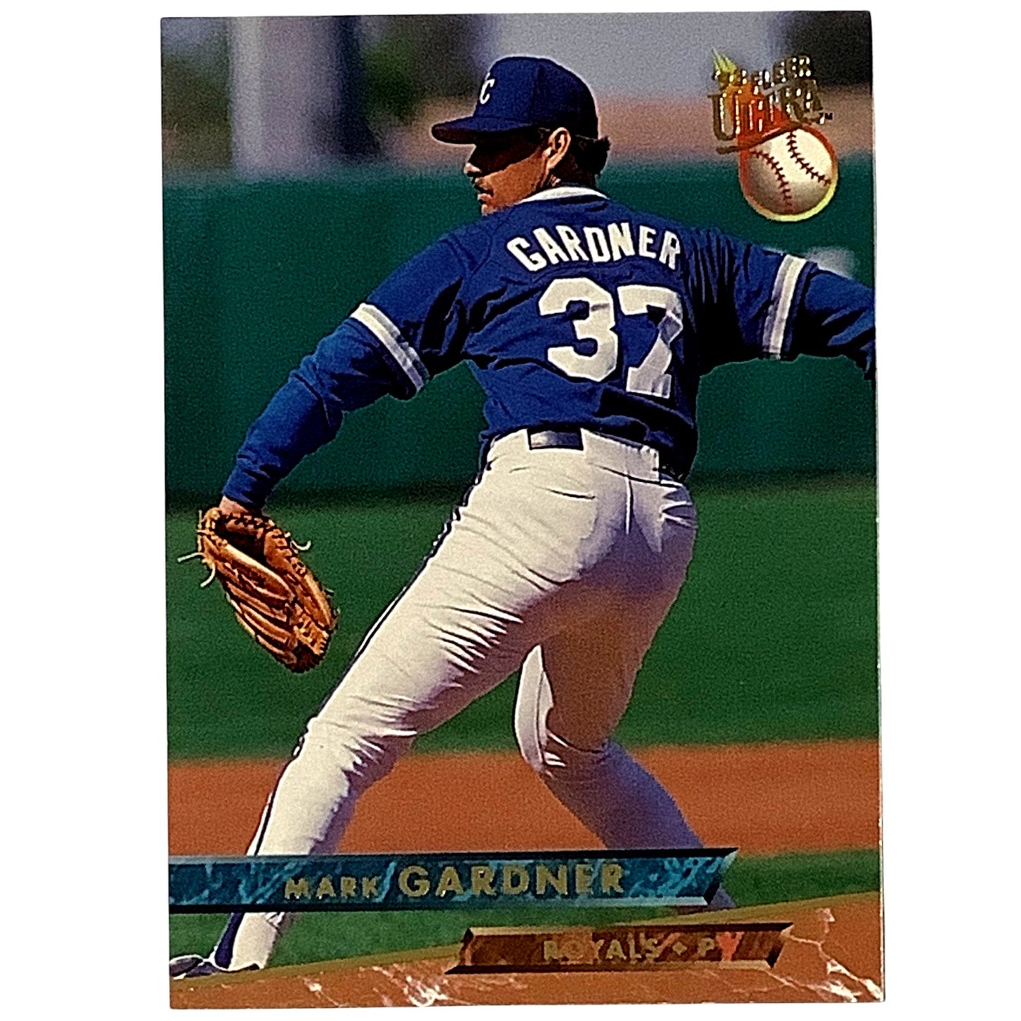 Mark Gardner Kansas City Royals, MLB, Fleer Ultra Baseball 1993, Card 560, EX/NM