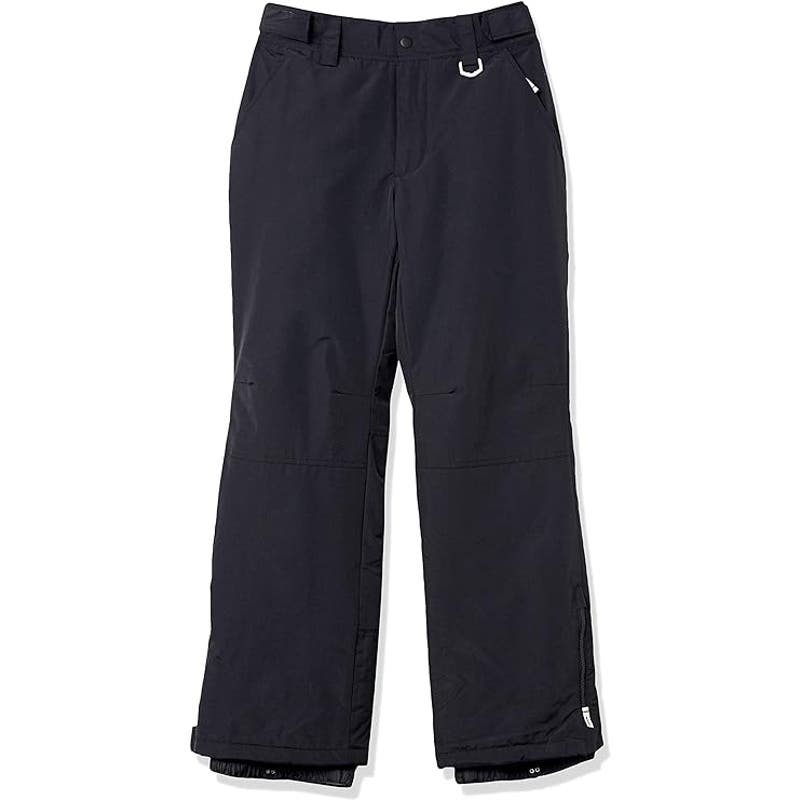 Men's Water-Resistant Insulated Snow Pants, Black, Small, Waist 31.5 in.