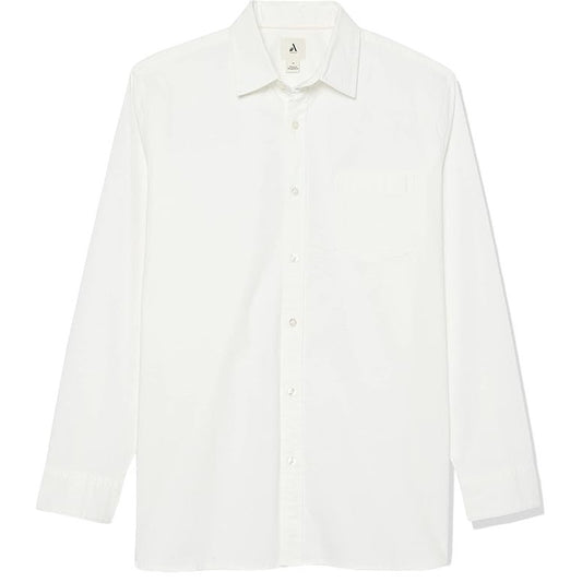 Aware Men's Regular Fit Cotton Oxford Shirt, White, 3XL