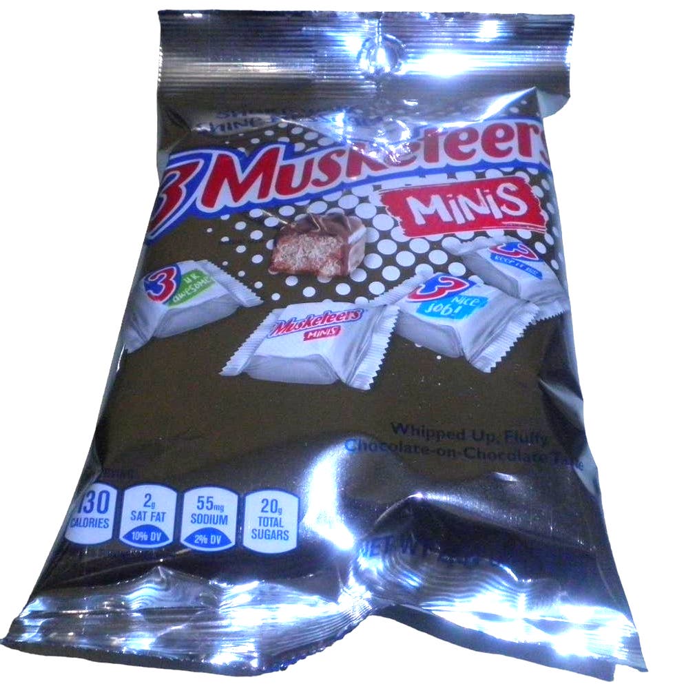 3 MUSKETEERS Chocolate Minis Candy Bars 2.64 Oz Bags (4 Bags) Fresh Date 3/31/24