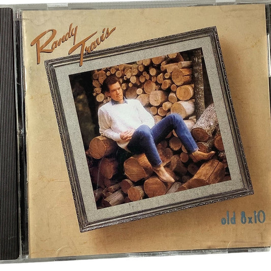 Vintage 1988 Music CD, Randy Travis, Old 8 x 10, EUC