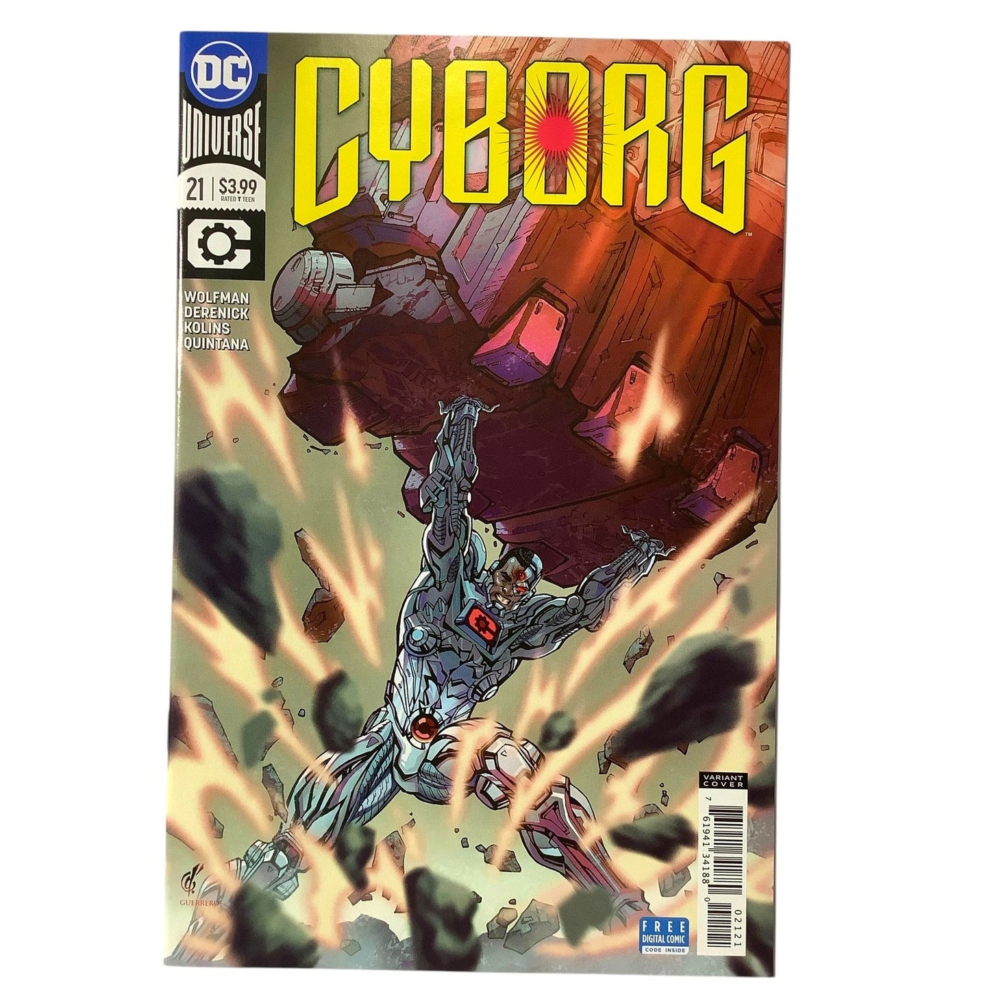 DC Universe Comics, Cyborg #2, Variant Cover, Jun 2018, NM 9.4