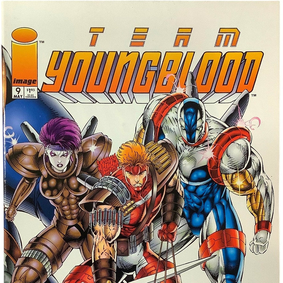 Team Youngblood #9, Mar 1994, NM 9.4, Image Comics