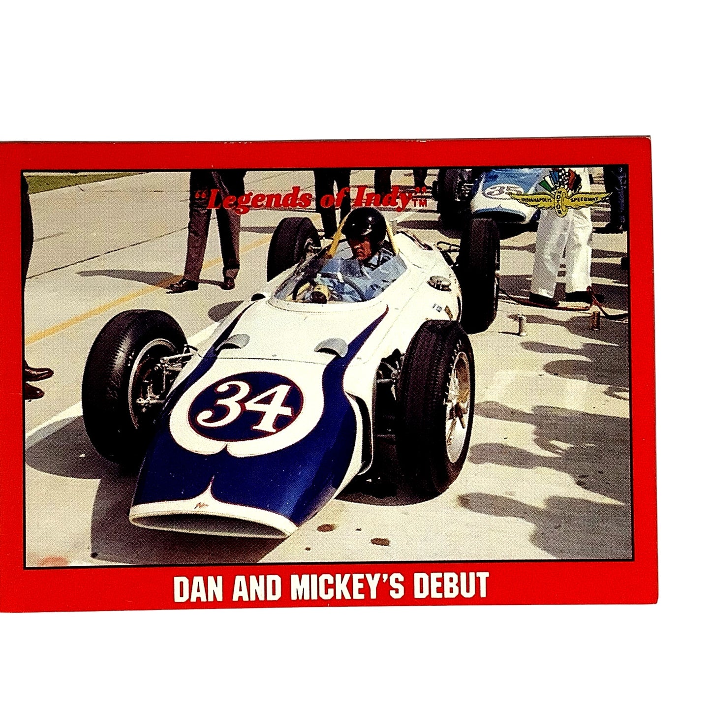 1962 Dan and Mickey's Debut, Indy 500, '62 Action 1992 Legends of Indy, #80