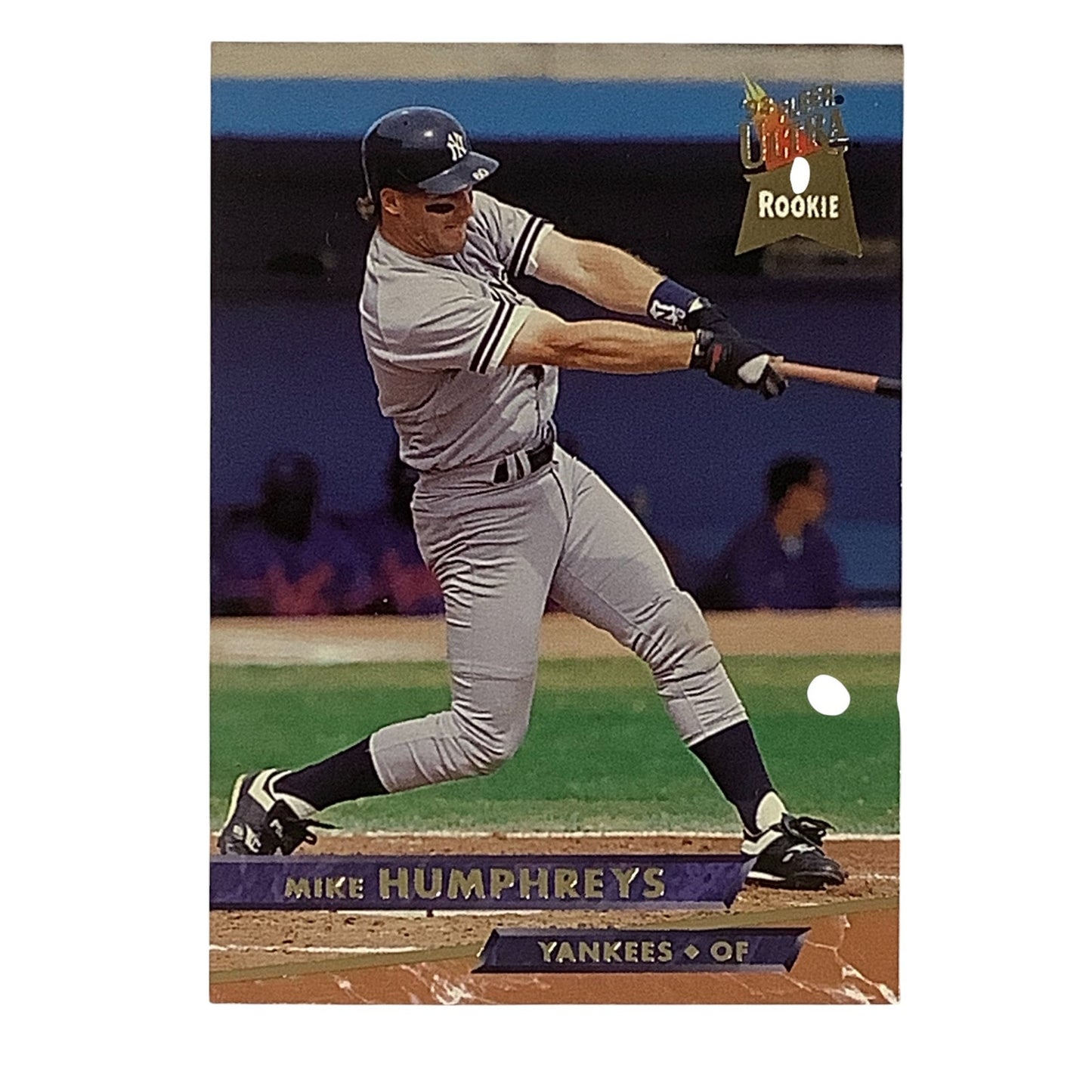 Mike Humphreys, Yankees, MLB, Fleer Ultra Baseball 1993, Rookie Card 595, EX/NM