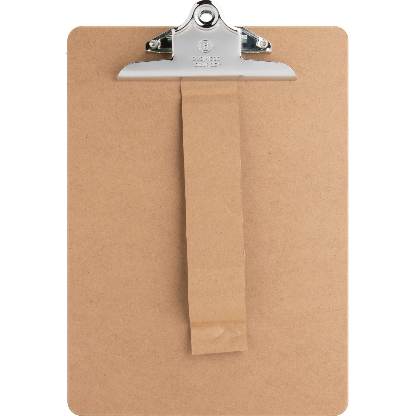 2 Count - Business Source Hardboard Clipboards 9" x 12 1/2" - Hardboard - Brown