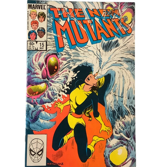 The New Mutants, No.15, January 1984, Vintage Marvel Comic Book