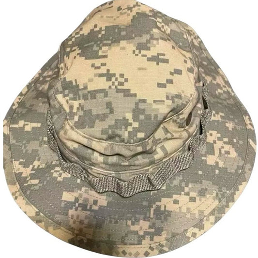 BOONIE HAT, SUN, COMBAT, UNIFORM, DIGITAL CAMOFLAUGE, SIZE 7-1/2