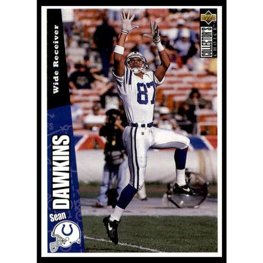 1996 Upper Deck Collector's Choice, Sean Dawkins #364, Indianapolis Colts, NM