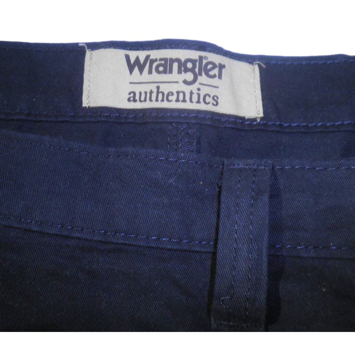 Wrangler Authentics Big & Tall 4X Relaxed Fit Cargo Pants, Black Twill 54W x 32L