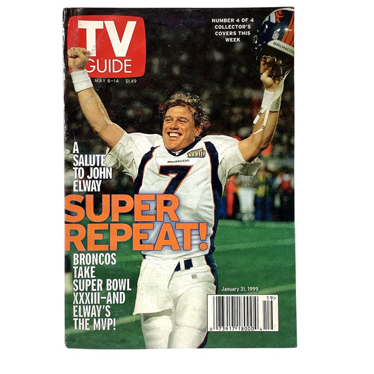 May 8, 1999 Collectible TV Guide #4/4- John Elway, Interview by Terry Bradshaw