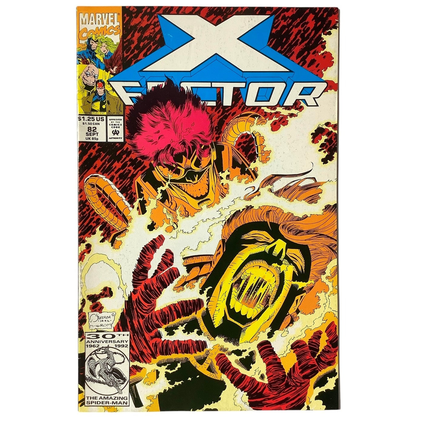 Marvel Comic's X-Factor #82, Sittin' by the Dock of the Bay!, Sept 1992, NM 9.4