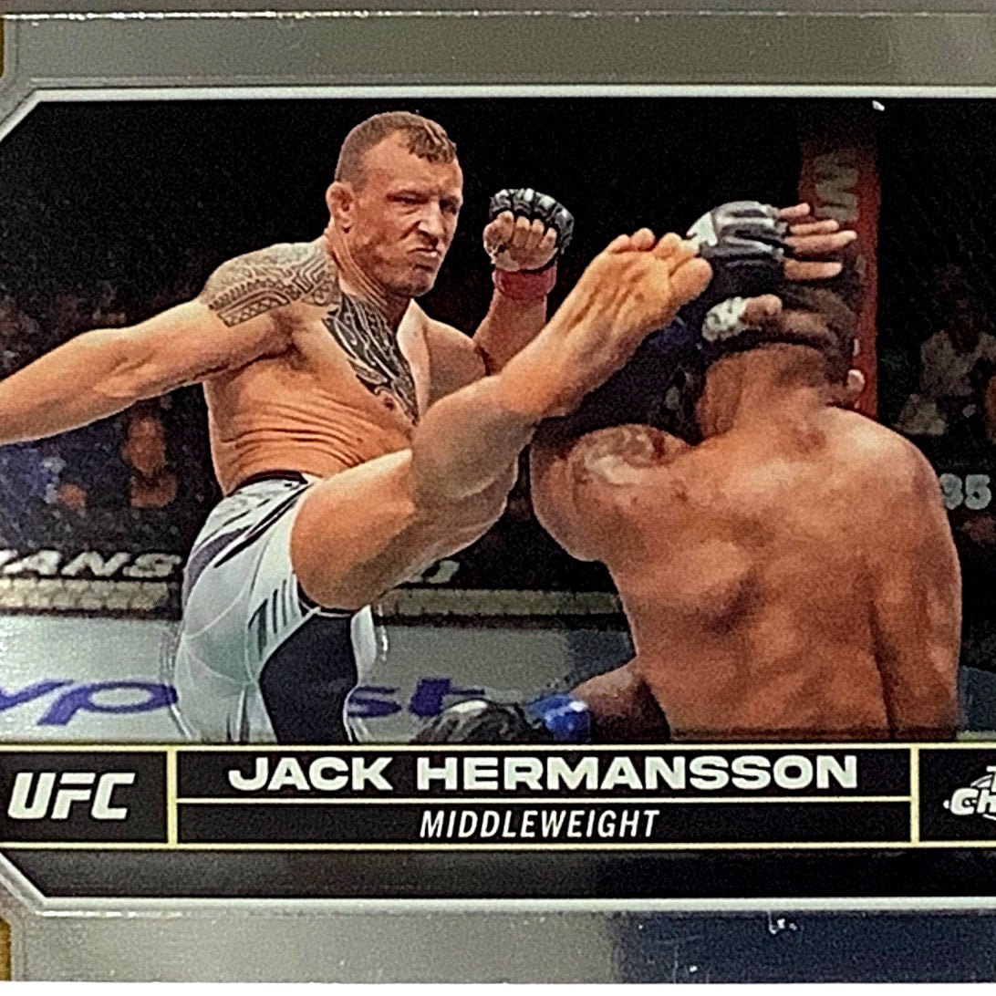 Jack Hermansson, Middleweight, UFC Card 83, 2024 Topps Chrome UFC, NM+