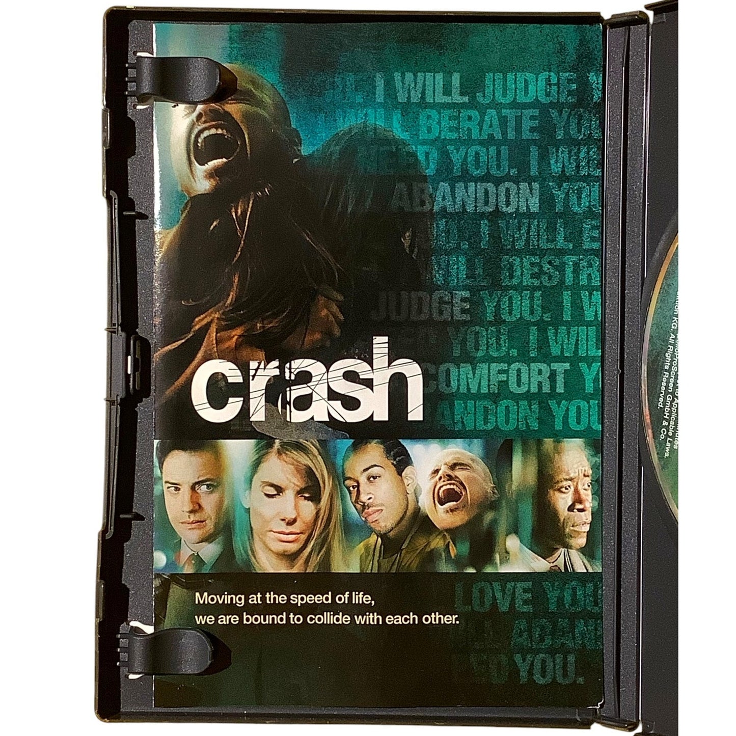 Crash (DVD 2004) 122 Minutes of "R" Action and Suspense