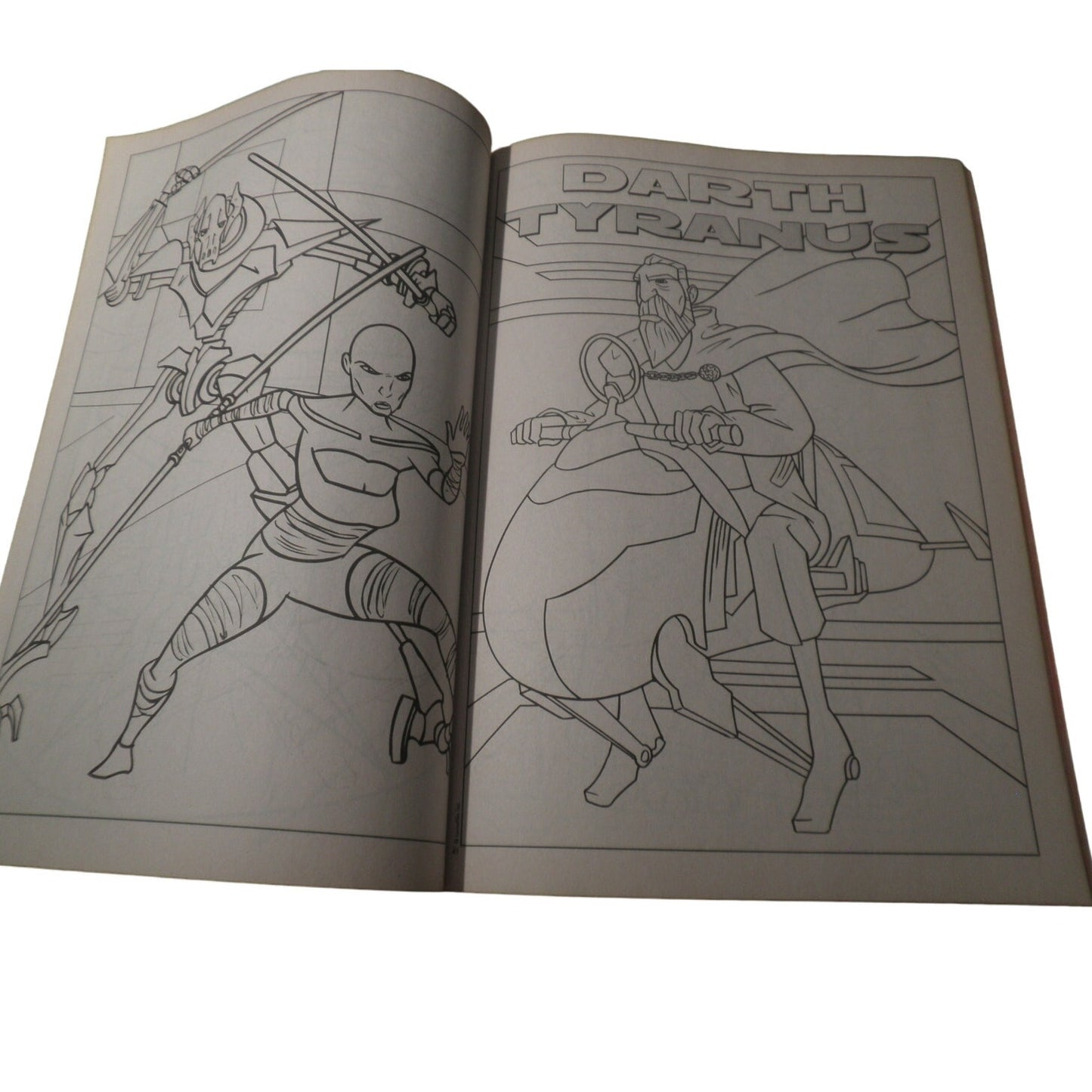 Star Wars the Clone Wars Coloring Book, Hold Your Ground Paperback,  Made in USA