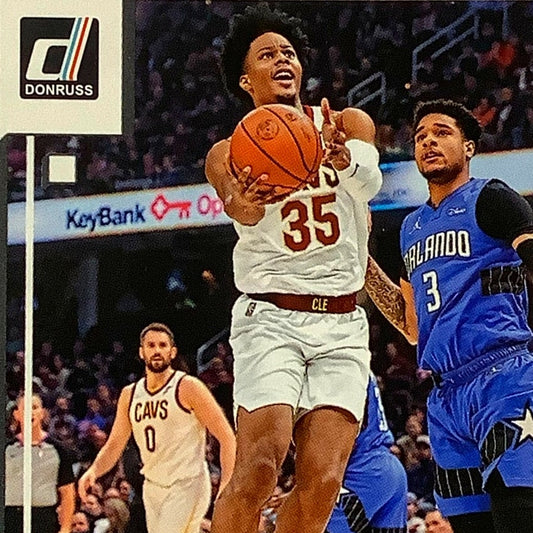 Isaac Okoro, Cleveland Cavaliers, Card #39, 2022-23 NBA Panini-Donruss