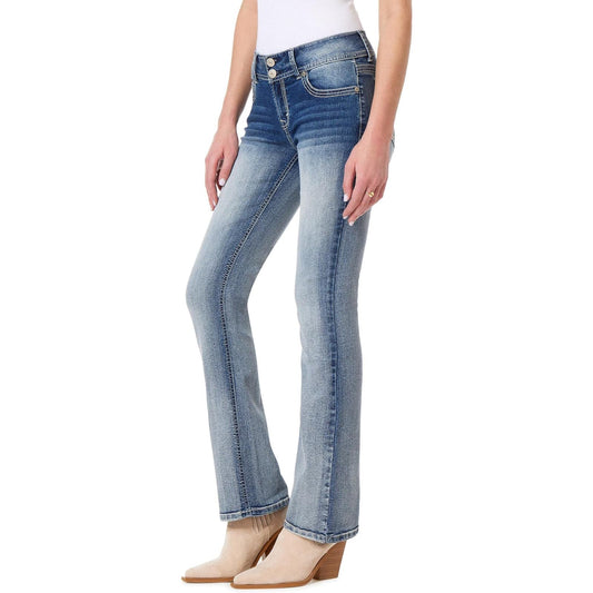 Luscious Curvy  Bootcut Mid-Rise Insta Stretch Plus Jeans, Camille, 24 Plus