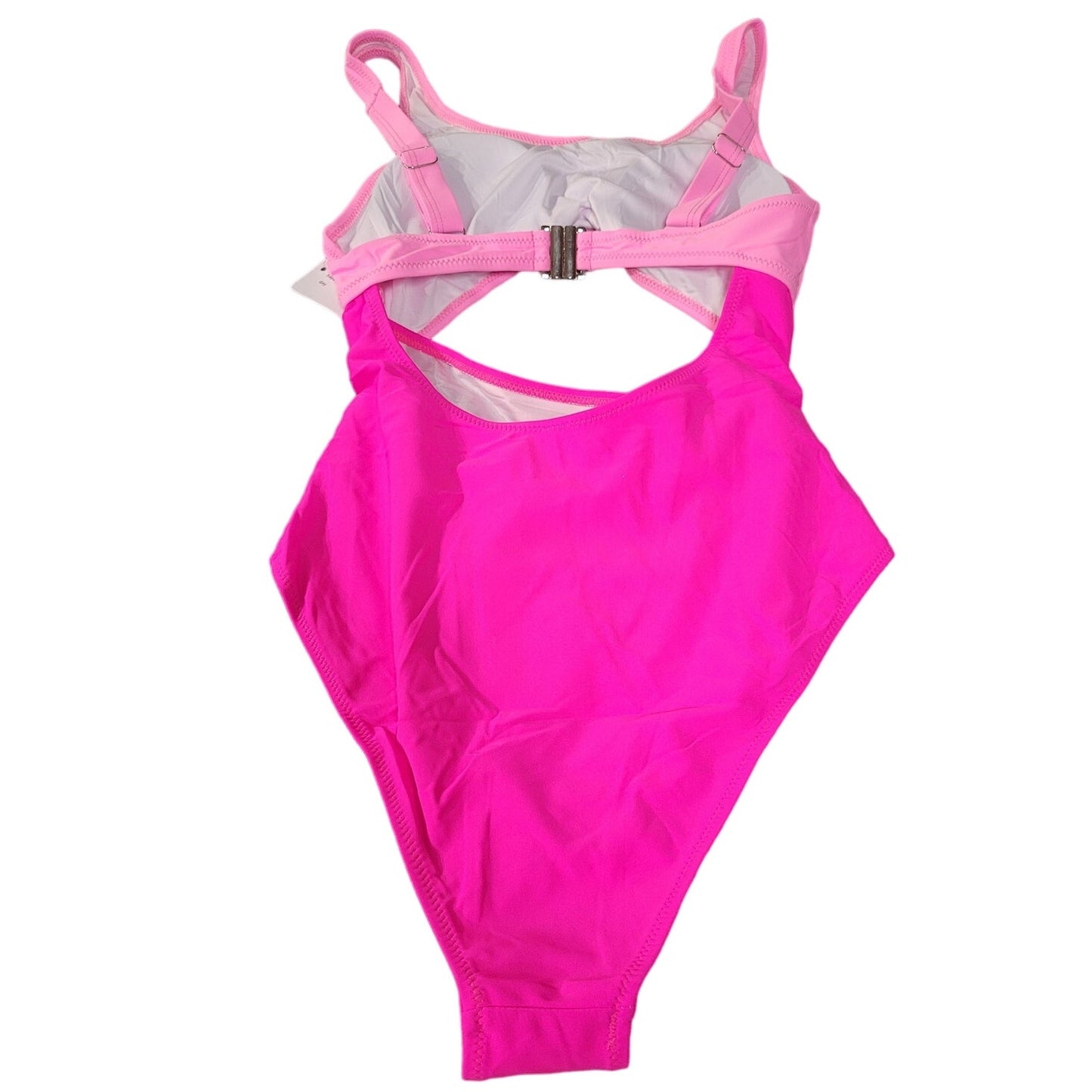 VIMPUNEC Tummy Control, One Piece, High Waisted, Cut Out Swimwear, Pink, S (2-4)