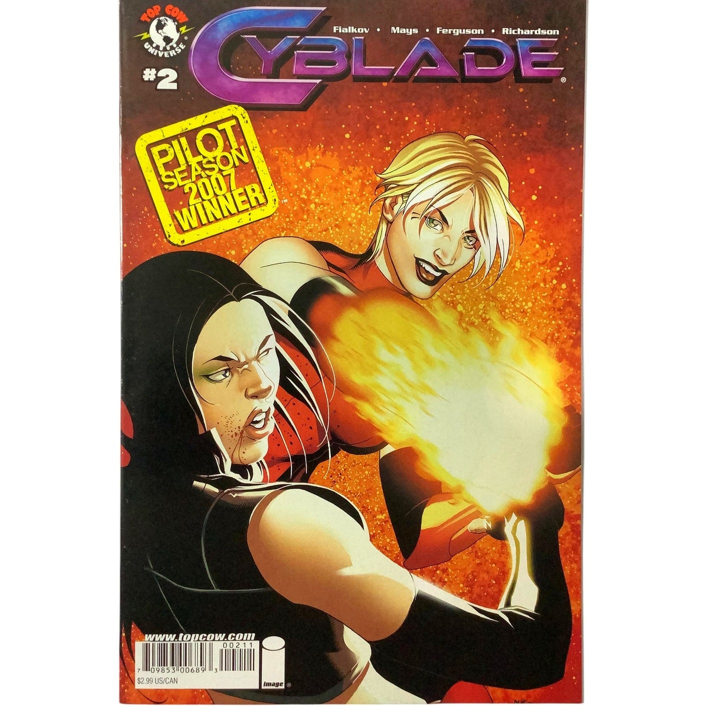 Cyblade #2, Dec 2008, NM 9.4, Image Comics