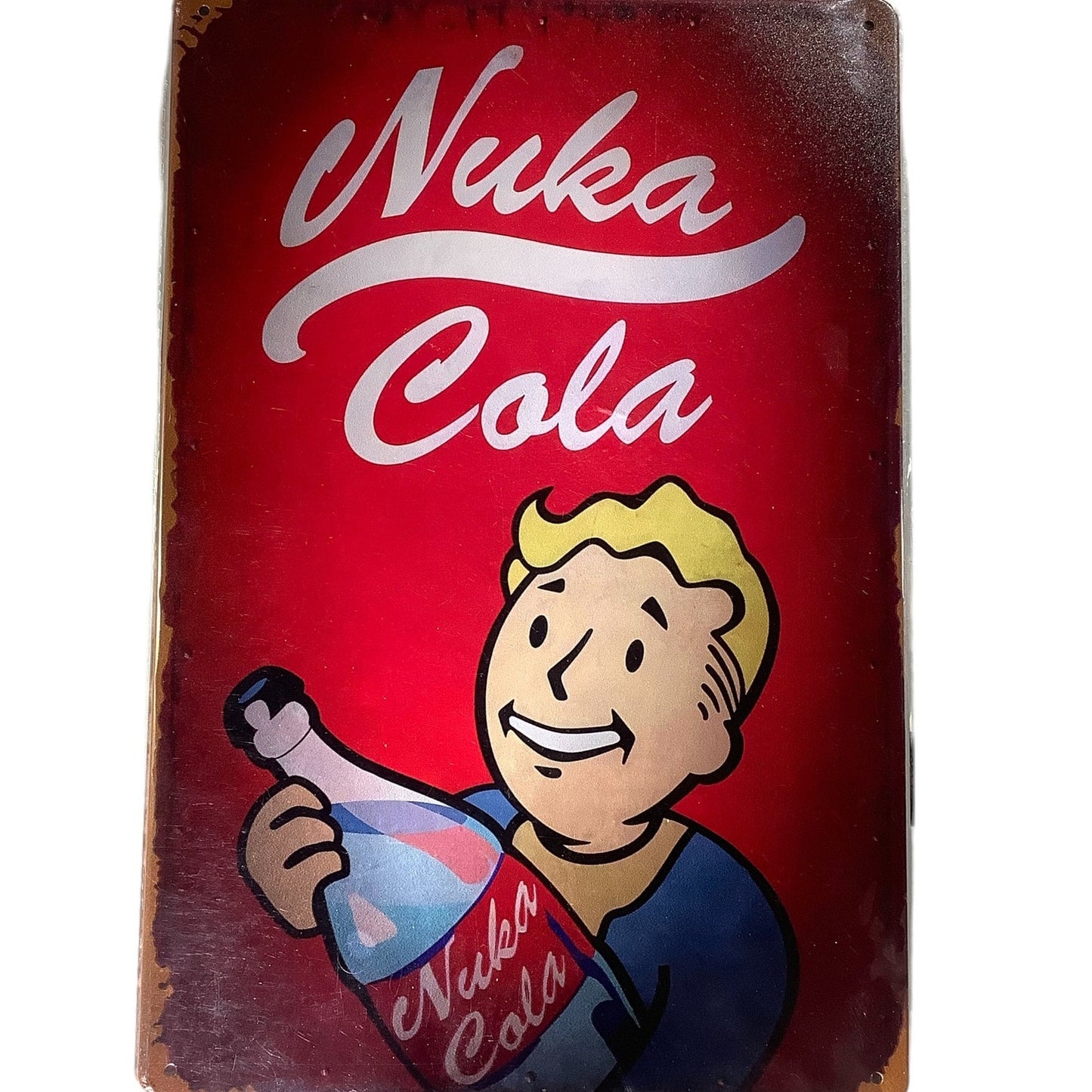 Fallout Nuka Cola, 8" x 12" Vintage Retro Metal Game Poster Sign