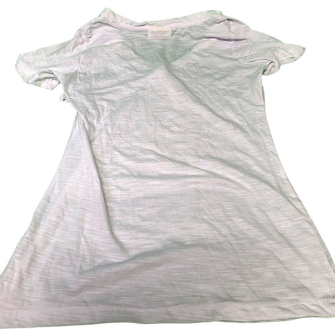 Bobbie Brooks, Small,  V-Neck T Shirt, S/S Basic Stretch Top, White, NWT