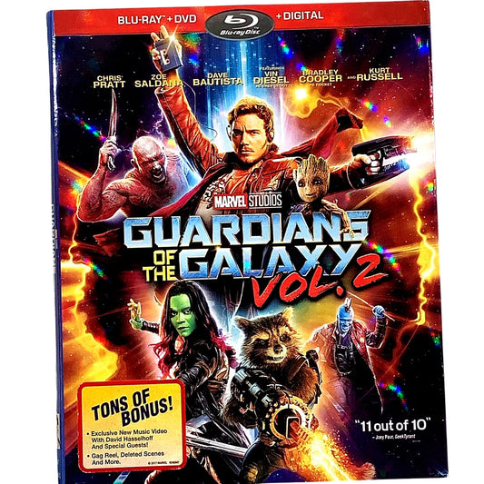 Guardians Of The Galaxy 2, 2017 Blu-Ray + DVD, Action/Adventure PG-13