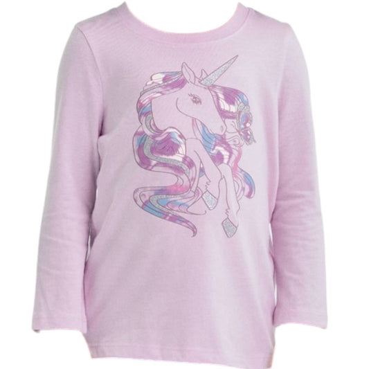 Toddler 'Unicorn' Long Sleeve T-Shirt - Cat & Jack™ Lavender 2T