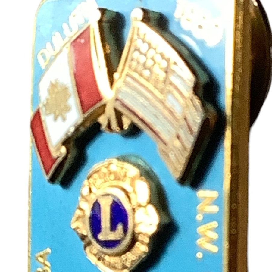 1988 Lions Club International, Duluth Lapel Pin, Manitoba N.W. Ontario, MN, 5M