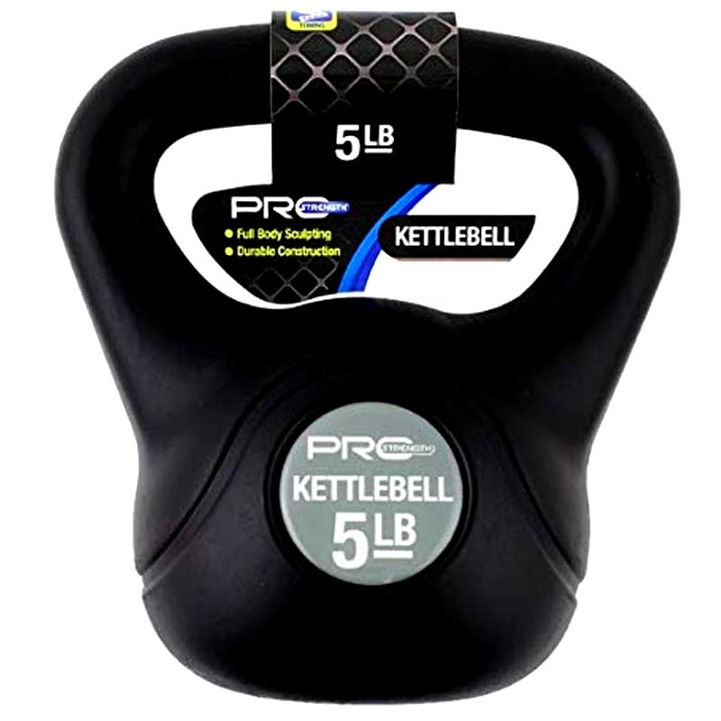 Pro Strength 5 lb Kettlebell, Portable Ergonomic Endurance & Strength Training