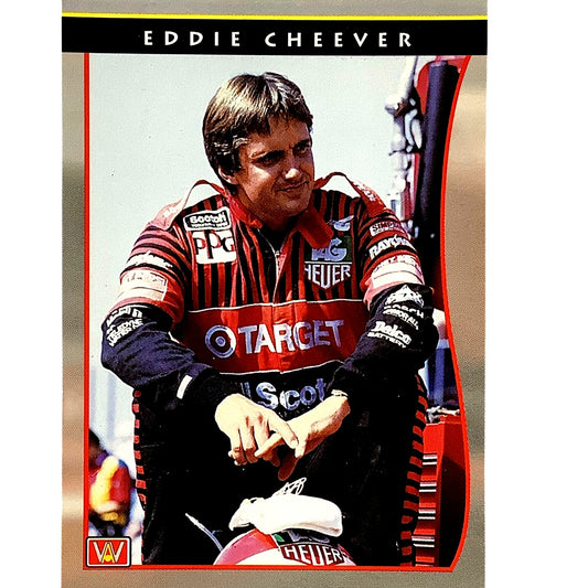 Indy Driver- Eddie Cheever, Target #8, 1992 Indy Car World Series, Card #9, NM